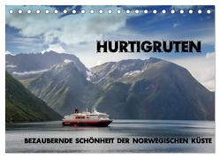 Hurtigruten – Bezaubernde Schönheit der norwegischen Küste (Tischkalender 2024 DIN A5 quer), CALVENDO Monatskalender von Pfeiffer,  Ralf