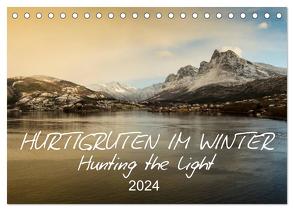Hurtigruten im Winter – Hunting the light (Tischkalender 2024 DIN A5 quer), CALVENDO Monatskalender von Lieder,  Britta
