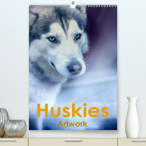 Huskies – Artwork (Premium, hochwertiger DIN A2 Wandkalender 2021, Kunstdruck in Hochglanz) von Brunner-Klaus,  Liselotte