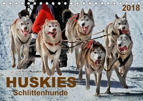 Huskies – Schlittenhunde (Tischkalender 2018 DIN A5 quer) von Roder,  Peter