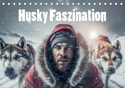 Husky Faszination (Tischkalender 2024 DIN A5 quer), CALVENDO Monatskalender von Brunner-Klaus,  Liselotte