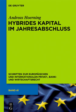 Hybrides Kapital im Jahresabschluss von Hoerning,  Andreas