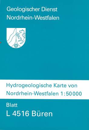 Hydrogeologische Karte von Nordrhein-Westfalen 1 : 50000 von Elfers,  Heinrich, Ewald,  Silke, Helweg,  Frank, Hevelke,  Thomas, Schmidtke,  Thomas, Schöbel,  Thomas