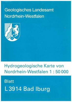 Hydrogeologische Karten von Nordrhein-Westfalen 1:50000 / Bad Iburg von Elfers,  Heinrich