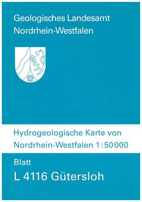 Hydrogeologische Karten von Nordrhein-Westfalen 1:50000 / Gütersloh von Bollen,  Irmgard, Linder,  Bernd