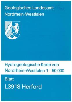 Hydrogeologische Karten von Nordrhein-Westfalen 1:50000 / Herford von Deutloff,  Otfried