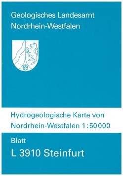 Hydrogeologische Karten von Nordrhein-Westfalen 1:50000 / Steinfurt von Maslowski,  Hildegard, Schlimm,  Wolfgang