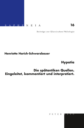 Hypatia von Harich-Schwarzbauer,  Henriette