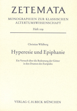 Hyperesie und Epiphanie von Wildberg,  Christian