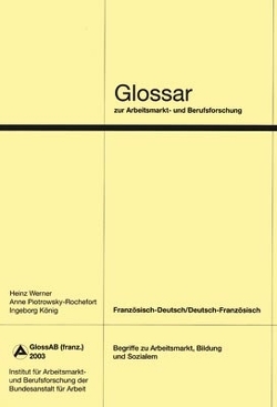 IAB-Glossar Französisch von König,  Ingeborg, Piotrowsky-Rochefort,  Anne, Werner,  Heinz