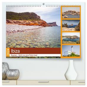 Ibiza – Spanien (hochwertiger Premium Wandkalender 2024 DIN A2 quer), Kunstdruck in Hochglanz