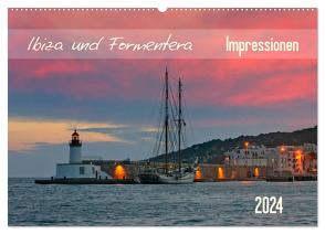 Ibiza und Formentera Impressionen (Wandkalender 2024 DIN A2 quer), CALVENDO Monatskalender von Kolfenbach,  Klaus