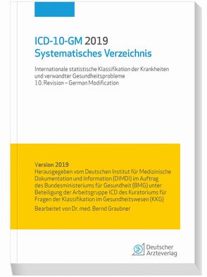 ICD-10-GM 2019 Systematisches Verzeichnis von Graubner,  Bernd