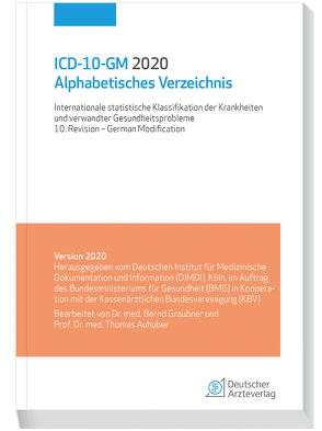 ICD-10-GM 2020 Alphabetisches Verzeichnis von Auhuber,  Thomas, Graubner,  Bernd