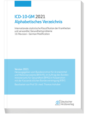 ICD-10-GM 2021 Alphabetisches Verzeichnis von Auhuber,  Thomas