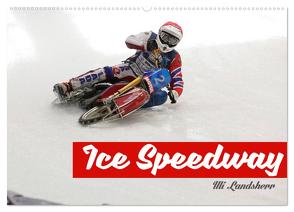 Ice Speedway (Wandkalender 2024 DIN A2 quer), CALVENDO Monatskalender von Landsherr,  Uli