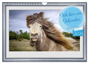 Ich bin ein Isländer (Wandkalender 2024 DIN A4 quer), CALVENDO Monatskalender von Gödecke,  Dieter