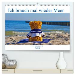 Ich brauch mal wieder Meer (hochwertiger Premium Wandkalender 2024 DIN A2 quer), Kunstdruck in Hochglanz von Michalzik,  Paul