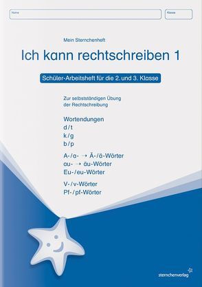 Ich kann rechtschreiben 1 Schülerarbeitsheft für die 2. und 3. Klasse von Langhans,  Katrin