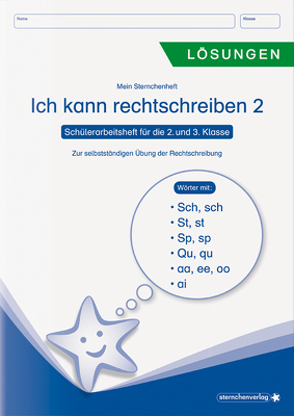 Ich kann rechtschreiben 2 – Lösungen – Schülerarbeitsheft für die 2. und 3. Klasse von Langhans,  Katrin