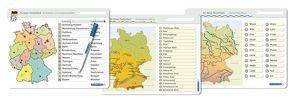 Ich kenne Deutschland – 1. Bundesländer & Landeshauptstädte, 2. Flüsse, 3. Gebirge im Set von Langhans,  Katrin