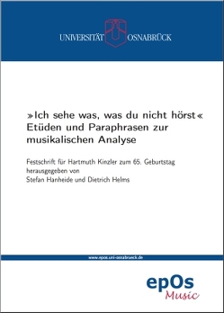 ‚Ich sehe was, was du nicht siehst‘ von Hanheide,  Stefan, Helms,  Dietrich