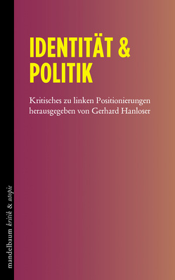 Identität & Politik von Hanloser,  Gerhard