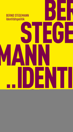 Identitätspolitik von Stegemann,  Bernd