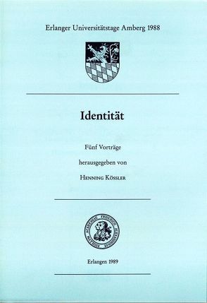 Identität von Jacobs,  Konrad, Jasper,  Gotthard, Kersten,  Walter, Kössler,  Henning, Schneider,  Holger K