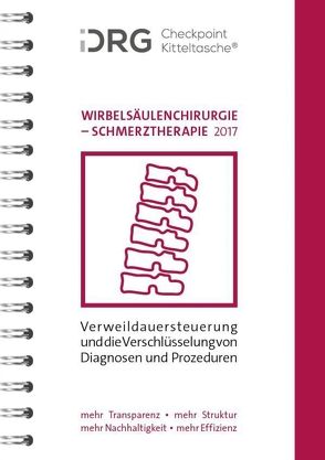 iDRG Checkpoint Kitteltasche Wirbelsäulenchirurgie-Schmerztherapie