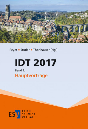 IDT 2017, Band 1 von Peyer,  Elisabeth, Studer,  Thomas, Thonhauser,  Ingo
