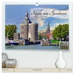 Idylle am Ijsselmeer (hochwertiger Premium Wandkalender 2024 DIN A2 quer), Kunstdruck in Hochglanz von Kleemann,  Claudia