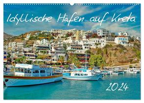 Idyllische Häfen auf Kreta (Wandkalender 2024 DIN A2 quer), CALVENDO Monatskalender von Kleemann,  Claudia