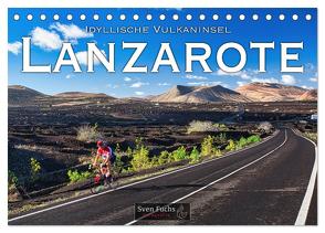 Idyllische Vulkaninsel Lanzarote (Tischkalender 2024 DIN A5 quer), CALVENDO Monatskalender von Fuchs,  Sven
