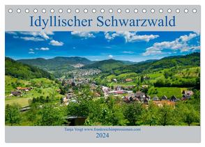 Idyllischer Schwarzwald (Tischkalender 2024 DIN A5 quer), CALVENDO Monatskalender von Voigt,  Tanja