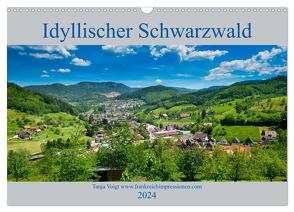 Idyllischer Schwarzwald (Wandkalender 2024 DIN A3 quer), CALVENDO Monatskalender von Voigt,  Tanja
