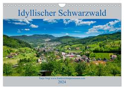 Idyllischer Schwarzwald (Wandkalender 2024 DIN A4 quer), CALVENDO Monatskalender von Voigt,  Tanja