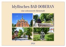Idyllisches BAD DOBERAN, eine sehenswerte Kleinstadt (Wandkalender 2024 DIN A2 quer), CALVENDO Monatskalender von Senff,  Ulrich