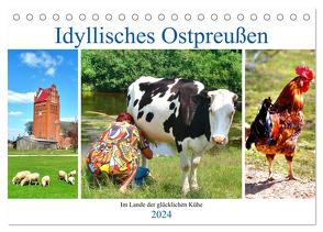 Idyllisches Ostpreußen – Im Lande der glücklichen Kühe (Tischkalender 2024 DIN A5 quer), CALVENDO Monatskalender von von Loewis of Menar,  Henning
