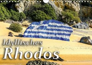 Idyllisches Rhodos (Wandkalender 2018 DIN A4 quer) von Kuebler,  Harry