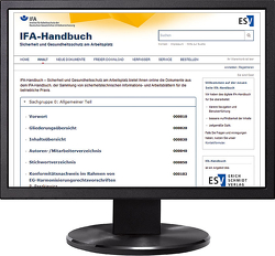 IFA-Handbuch – Sicherheit und Gesundheitsschutz am Arbeitsplatz – Jahresabonnement bei Kombibezug Print und Datenbank von Ellegast,  R. P., Reinert,  D.