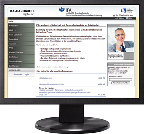 IFA-Handbuch – Sicherheit und Gesundheitsschutz am Arbeitsplatz – Jahresabonnement von Ellegast,  R. P., Reinert,  D.