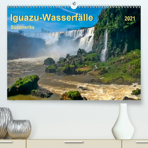Iguazu Wasserfälle – Südamerika (Premium, hochwertiger DIN A2 Wandkalender 2021, Kunstdruck in Hochglanz) von Roder,  Peter
