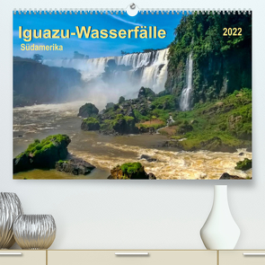 Iguazu Wasserfälle – Südamerika (Premium, hochwertiger DIN A2 Wandkalender 2022, Kunstdruck in Hochglanz) von Roder,  Peter