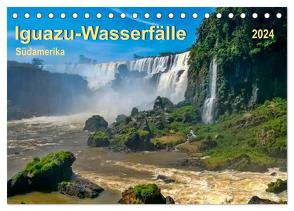 Iguazu Wasserfälle – Südamerika (Tischkalender 2024 DIN A5 quer), CALVENDO Monatskalender von Roder,  Peter