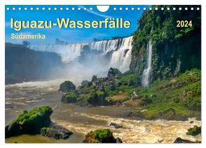 Iguazu Wasserfälle – Südamerika (Wandkalender 2024 DIN A4 quer), CALVENDO Monatskalender von Roder,  Peter