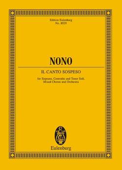 Il canto sospeso von Nono,  Luigi