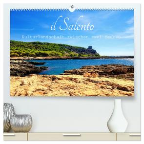 il Salento Kulturlandschaft zwischen zwei Meeren (hochwertiger Premium Wandkalender 2024 DIN A2 quer), Kunstdruck in Hochglanz von Schneider,  Rosina