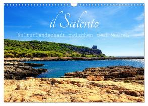 il Salento Kulturlandschaft zwischen zwei Meeren (Wandkalender 2024 DIN A3 quer), CALVENDO Monatskalender von Schneider,  Rosina