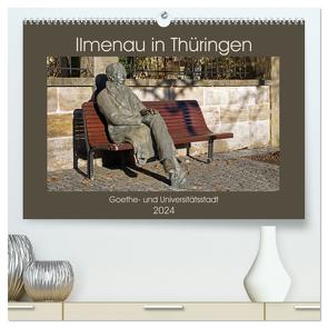 Ilmenau in Thüringen. Goethe- und Universitätsstadt (hochwertiger Premium Wandkalender 2024 DIN A2 quer), Kunstdruck in Hochglanz von Flori0,  Flori0